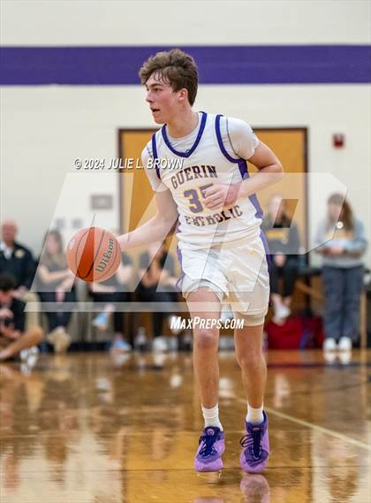 Thumbnail 3 in Indianapolis Bishop Chatard vs Guerin Catholic (IHSAA Sectional 27 semi-final playoff) photogallery.