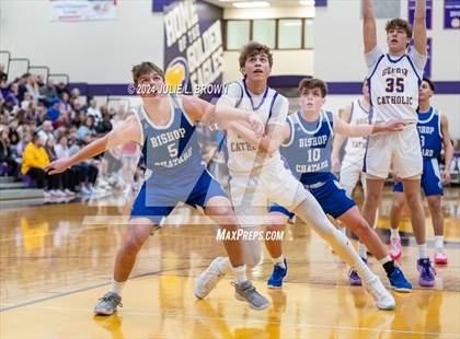 Thumbnail 1 in Indianapolis Bishop Chatard vs Guerin Catholic (IHSAA Sectional 27 semi-final playoff) photogallery.