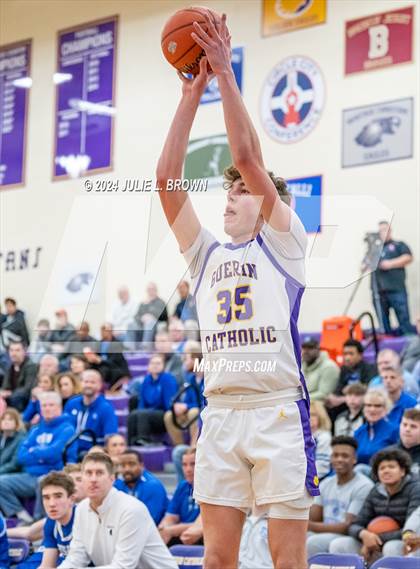 Thumbnail 3 in Indianapolis Bishop Chatard vs Guerin Catholic (IHSAA Sectional 27 semi-final playoff) photogallery.