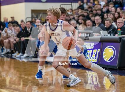 Thumbnail 1 in Indianapolis Bishop Chatard vs Guerin Catholic (IHSAA Sectional 27 semi-final playoff) photogallery.