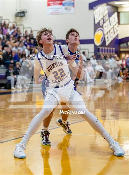 Thumbnail 1 in Indianapolis Bishop Chatard vs Guerin Catholic (IHSAA Sectional 27 semi-final playoff) photogallery.