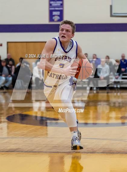 Thumbnail 1 in Indianapolis Bishop Chatard vs Guerin Catholic (IHSAA Sectional 27 semi-final playoff) photogallery.