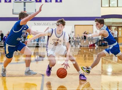 Thumbnail 2 in Indianapolis Bishop Chatard vs Guerin Catholic (IHSAA Sectional 27 semi-final playoff) photogallery.