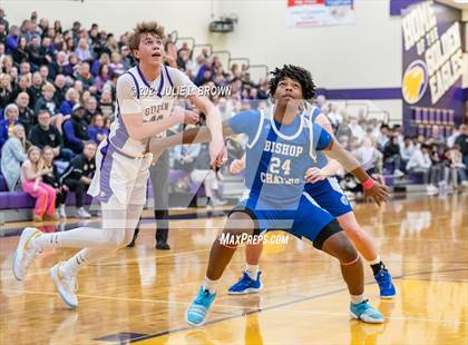 Thumbnail 1 in Indianapolis Bishop Chatard vs Guerin Catholic (IHSAA Sectional 27 semi-final playoff) photogallery.