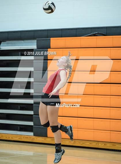 Thumbnail 2 in Southwestern vs Eastern Hancock (Hoosiers Volleyball Invitational) photogallery.