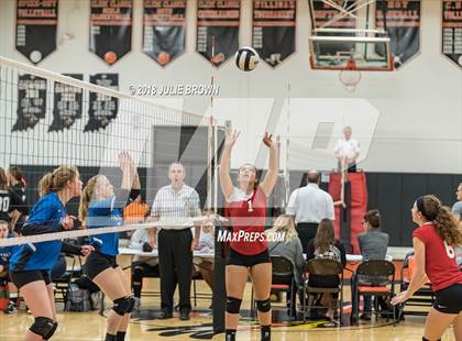 Thumbnail 3 in Southwestern vs Eastern Hancock (Hoosiers Volleyball Invitational) photogallery.