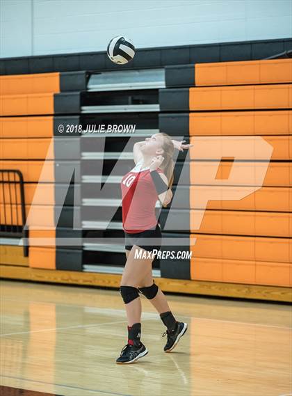 Thumbnail 2 in Southwestern vs Eastern Hancock (Hoosiers Volleyball Invitational) photogallery.