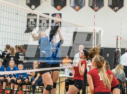 Thumbnail 2 in Southwestern vs Eastern Hancock (Hoosiers Volleyball Invitational) photogallery.