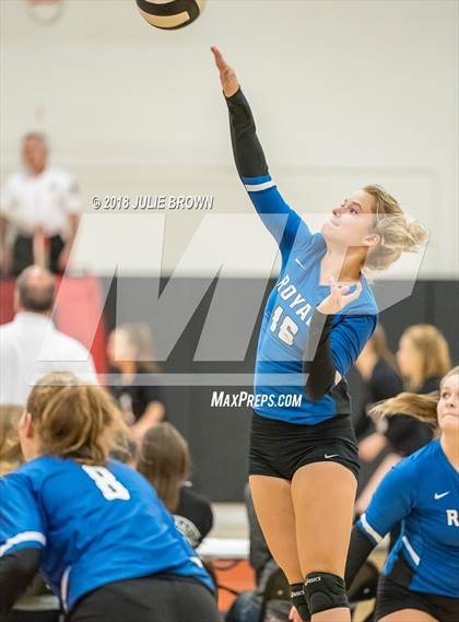 Thumbnail 2 in Southwestern vs Eastern Hancock (Hoosiers Volleyball Invitational) photogallery.