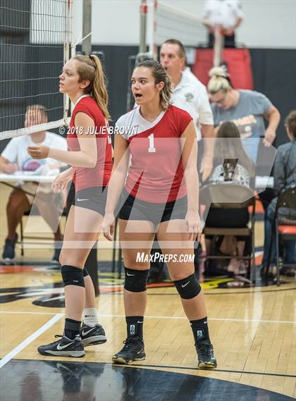 Thumbnail 3 in Southwestern vs Eastern Hancock (Hoosiers Volleyball Invitational) photogallery.