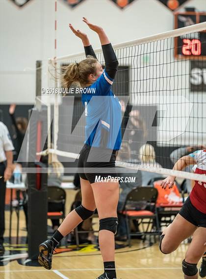 Thumbnail 2 in Southwestern vs Eastern Hancock (Hoosiers Volleyball Invitational) photogallery.