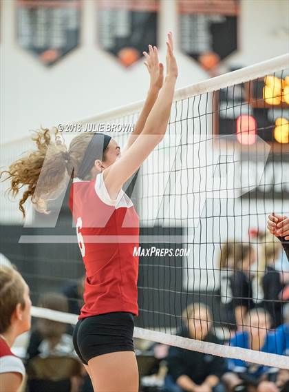 Thumbnail 3 in Southwestern vs Eastern Hancock (Hoosiers Volleyball Invitational) photogallery.