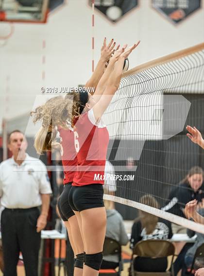 Thumbnail 1 in Southwestern vs Eastern Hancock (Hoosiers Volleyball Invitational) photogallery.