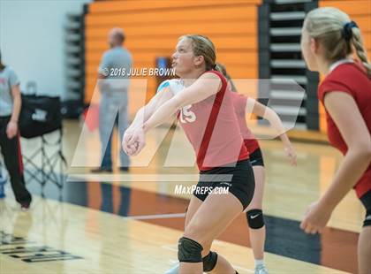 Thumbnail 3 in Southwestern vs Eastern Hancock (Hoosiers Volleyball Invitational) photogallery.