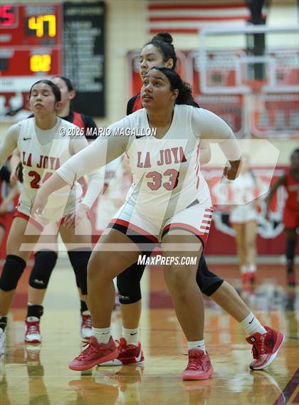 Thumbnail 1 in Harlingen @ La Joya (UIL Girls Basketball 6A Division 2 Bi-District) photogallery.