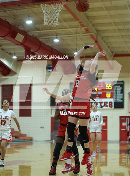 Thumbnail 1 in Harlingen @ La Joya (UIL Girls Basketball 6A Division 2 Bi-District) photogallery.
