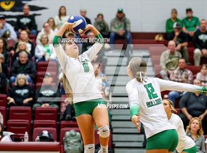 Thumbnail 1 in Tioga vs. Wolfe City (UIL 2A Volleyball Area Playoff) photogallery.