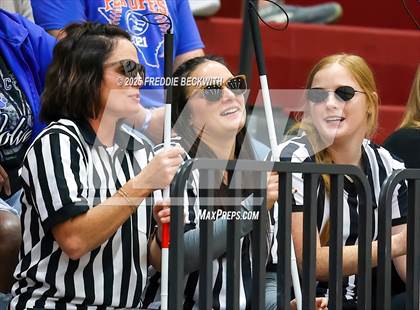 Thumbnail 1 in Tioga vs. Wolfe City (UIL 2A Volleyball Area Playoff) photogallery.