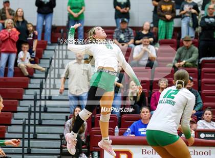 Thumbnail 1 in Tioga vs. Wolfe City (UIL 2A Volleyball Area Playoff) photogallery.