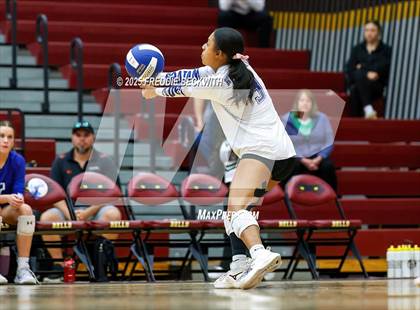 Thumbnail 1 in Tioga vs. Wolfe City (UIL 2A Volleyball Area Playoff) photogallery.