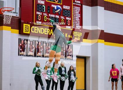 Thumbnail 1 in Tioga vs. Wolfe City (UIL 2A Volleyball Area Playoff) photogallery.