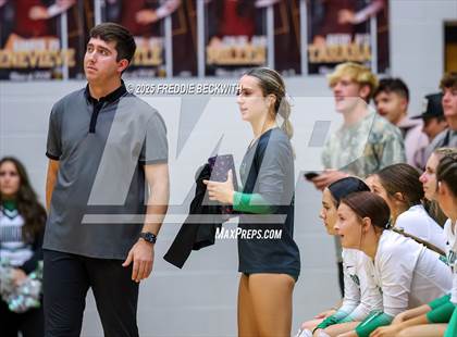 Thumbnail 1 in Tioga vs. Wolfe City (UIL 2A Volleyball Area Playoff) photogallery.