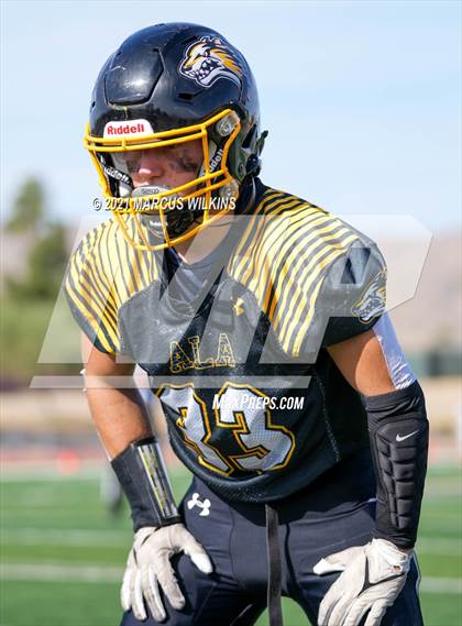 Thumbnail 2 in Benson @ Arizona Lutheran Academy (AIA 2A Round 3 Playoff) photogallery.