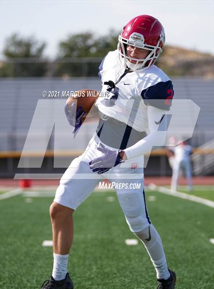 Thumbnail 2 in Benson @ Arizona Lutheran Academy (AIA 2A Round 3 Playoff) photogallery.
