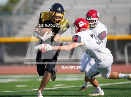Thumbnail 3 in Benson @ Arizona Lutheran Academy (AIA 2A Round 3 Playoff) photogallery.