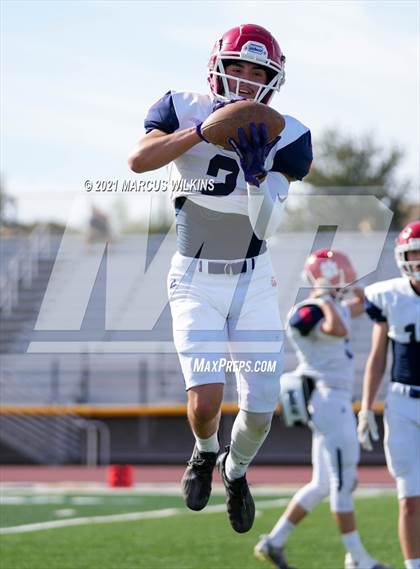 Thumbnail 2 in Benson @ Arizona Lutheran Academy (AIA 2A Round 3 Playoff) photogallery.