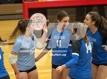 Thumbnail 2 in Shrine Catholic vs Regina (CHSL Cardinal Quarterfinal) photogallery.