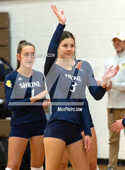 Thumbnail 2 in Shrine Catholic vs Regina (CHSL Cardinal Quarterfinal) photogallery.