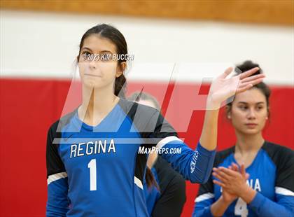 Thumbnail 2 in Shrine Catholic vs Regina (CHSL Cardinal Quarterfinal) photogallery.