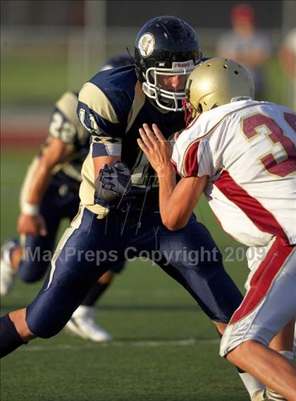 Thumbnail 3 in Cardinal Newman vs. Central Catholic (Battle at the Capital) photogallery.