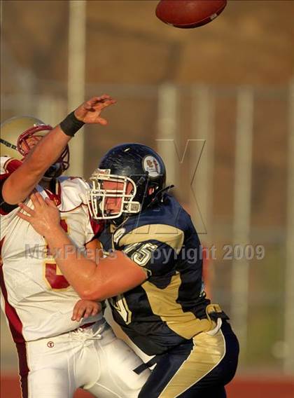 Thumbnail 3 in Cardinal Newman vs. Central Catholic (Battle at the Capital) photogallery.
