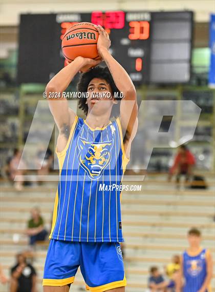 Thumbnail 2 in Greenfield-Central vs Lawrence North (IBCA / IHSAA Showcase) photogallery.