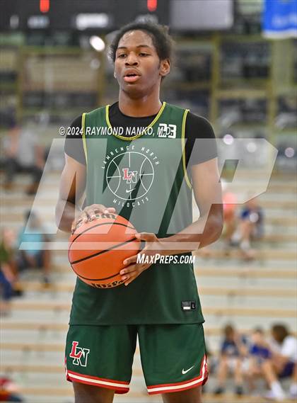 Thumbnail 3 in Greenfield-Central vs Lawrence North (IBCA / IHSAA Showcase) photogallery.