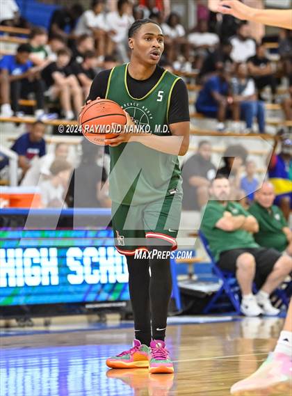Thumbnail 3 in Greenfield-Central vs Lawrence North (IBCA / IHSAA Showcase) photogallery.