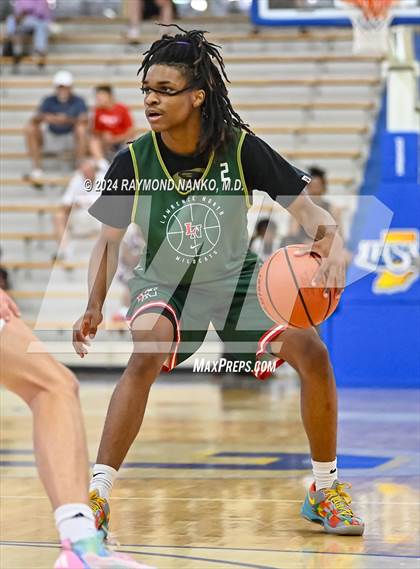 Thumbnail 2 in Greenfield-Central vs Lawrence North (IBCA / IHSAA Showcase) photogallery.