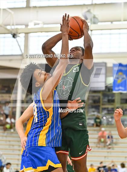 Thumbnail 1 in Greenfield-Central vs Lawrence North (IBCA / IHSAA Showcase) photogallery.