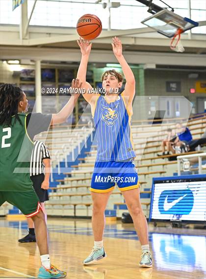 Thumbnail 1 in Greenfield-Central vs Lawrence North (IBCA / IHSAA Showcase) photogallery.
