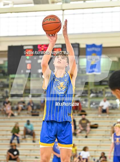 Thumbnail 2 in Greenfield-Central vs Lawrence North (IBCA / IHSAA Showcase) photogallery.