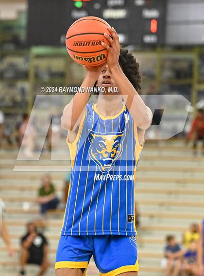 Thumbnail 3 in Greenfield-Central vs Lawrence North (IBCA / IHSAA Showcase) photogallery.