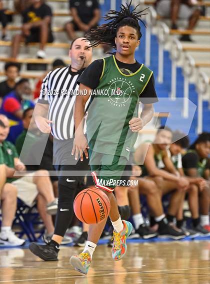 Thumbnail 1 in Greenfield-Central vs Lawrence North (IBCA / IHSAA Showcase) photogallery.