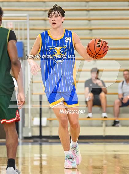 Thumbnail 1 in Greenfield-Central vs Lawrence North (IBCA / IHSAA Showcase) photogallery.