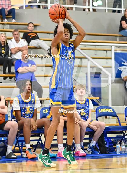 Thumbnail 3 in Greenfield-Central vs Lawrence North (IBCA / IHSAA Showcase) photogallery.