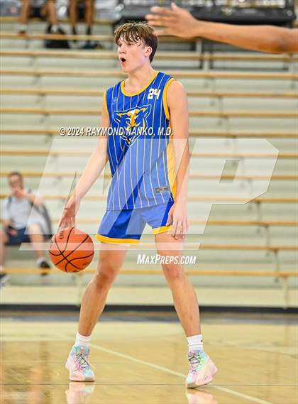 Thumbnail 1 in Greenfield-Central vs Lawrence North (IBCA / IHSAA Showcase) photogallery.