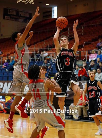 Thumbnail 3 in Jamestown vs Bradford (IAABO Holiday Tournament) photogallery.