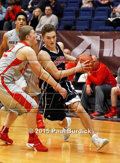 Thumbnail 1 in Jamestown vs Bradford (IAABO Holiday Tournament) photogallery.