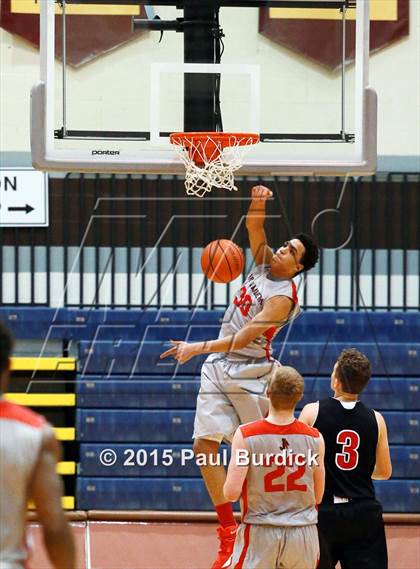 Thumbnail 2 in Jamestown vs Bradford (IAABO Holiday Tournament) photogallery.